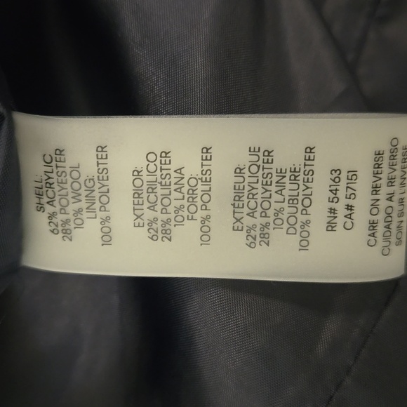 Calvin Klein Tweed Plaid Jacket - Picture 6 of 7